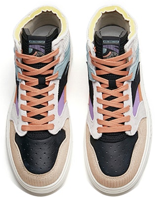 (Women) Anta Streetball Mid 'White Multi-Color' 122218052-3 Shop (Women) Anta Streetball Mid 'White Multi-Color' 122218052-3
