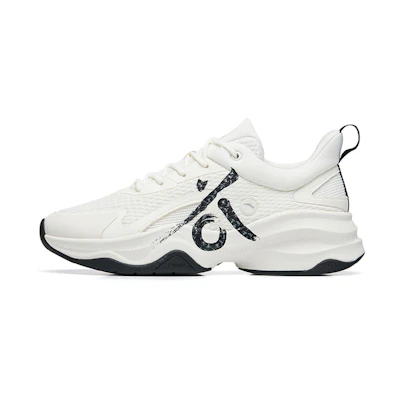 (W) Anta Thick Sole Height-Increasing Training Shoe 'White'