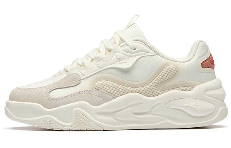 (W) Anta Tianhang Low 'White Grey Pink'