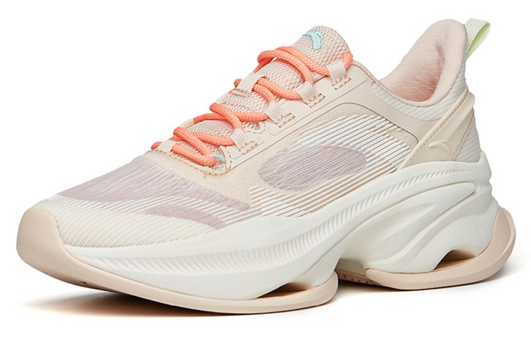 Order (W) アンタトレーニング スニーカー 茶白 (Anta Torēningu Sunīkā Chajiro) 122227756-4