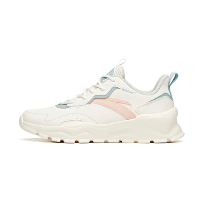 (W) Anta Training Series Sneakers 'White Pink Blue'