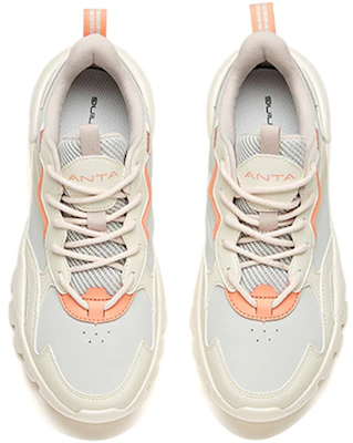 (W) Anta Entraînement Rétro ''Blanc Gris Beige'' 922027022-6 Lookbook (W) Anta Entraînement Rétro ''Blanc Gris Beige'' 922027022-6