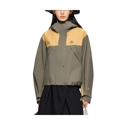 (Women) Anta Training Series Hooded Long-Sleeve Jacket - Autumn Yellow/Green 962437603-1