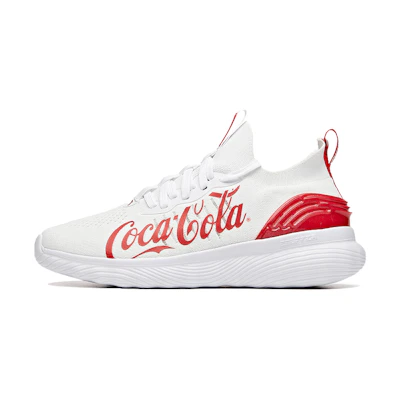 (W) Anta Coca Cola Training Shoes 'White Red'