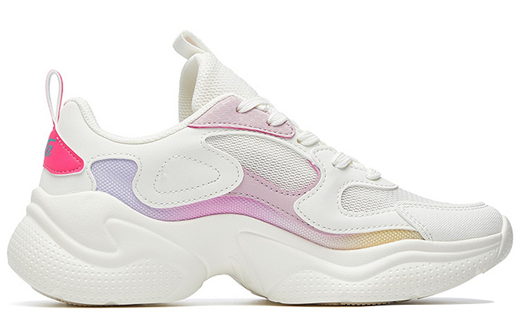 Order (W) アンタ トレーニングシューズ 白紫 (Anta Torēningushūzu Shiro Murasaki) 122037756-5