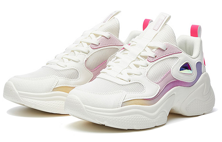 Lookbook (W) アンタ トレーニングシューズ 白紫 (Anta Torēningushūzu Shiro Murasaki) 122037756-5