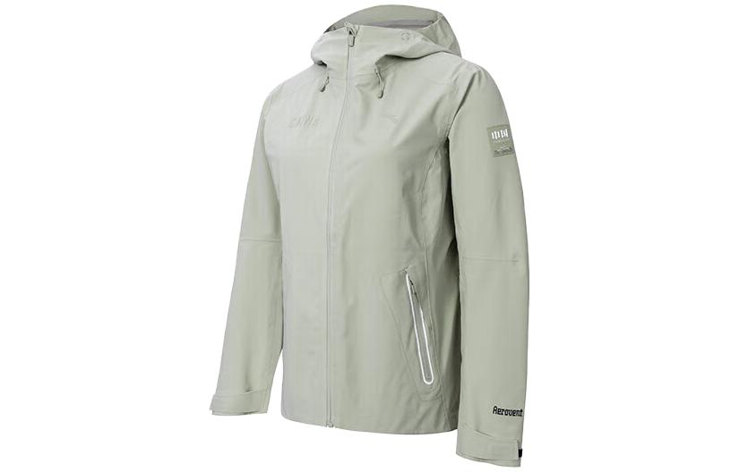 (Women) Anta Training Series Waterproof Windproof Jacket - Pale Gray Green 162347614-1