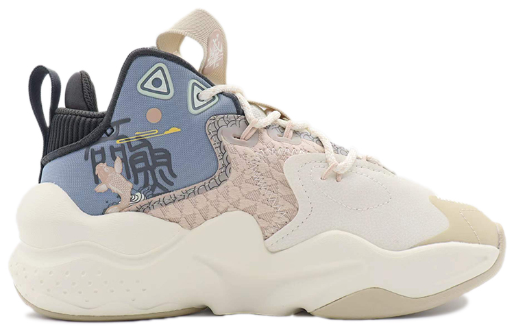 Order 安踏 霸道 威峰 厚底革面 低帮 板鞋  女款 白藍