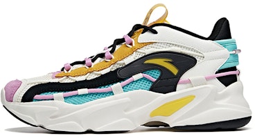 (Women) Anta Life Series Sneakers 'White Yellow Green' 122028889-2 (Women) Anta Life Series Sneakers 'White Yellow Green' 122028889-2