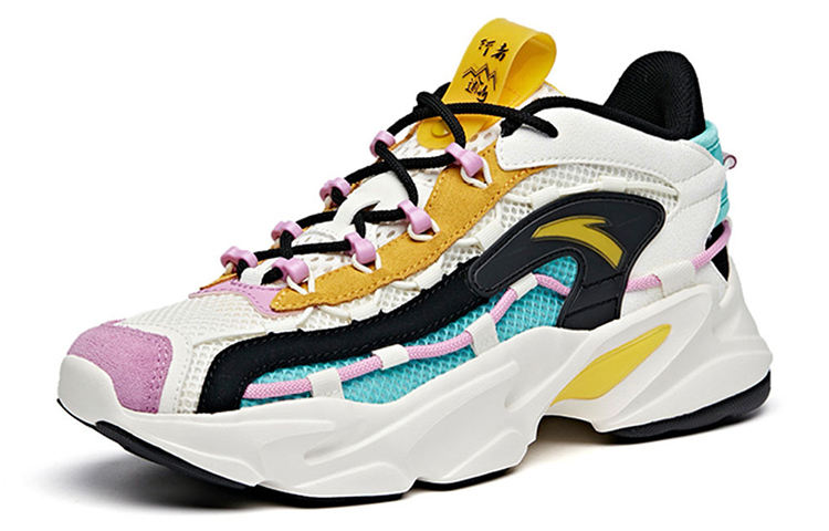 (W) Anta Life Series Sneakers 'White Yellow Green' 圖 2