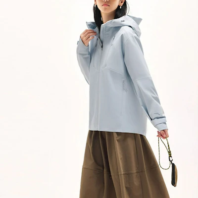 (W) 安踏防水外套 城市戶外系列 夢幻藍 長袖 962337605-3 Lookbook (W) 安踏防水外套 城市戶外系列 夢幻藍 長袖 962337605-3