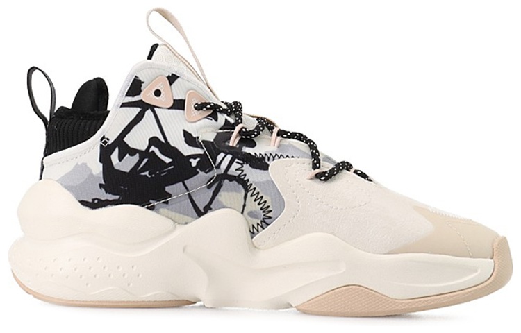 (W) Anta Wey Feng 2 'Velvet Mid-Top White Grey' 圖 2