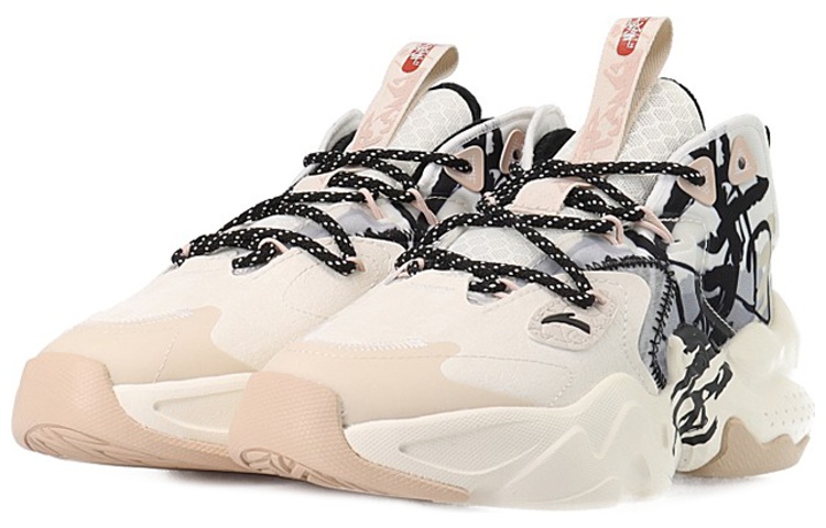 (W) Anta Wey Feng 2 'Velvet Mid-Top White Grey' 圖 3