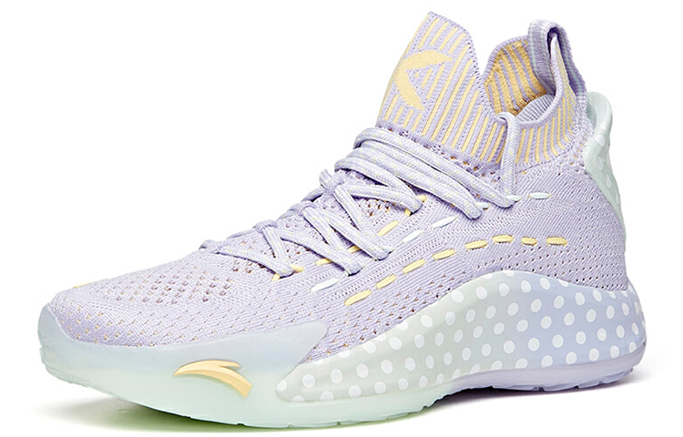 Lookbook (W) 安踏 x 白鹭岭 篮球系列运动鞋 '紫绿色' 122021102-3