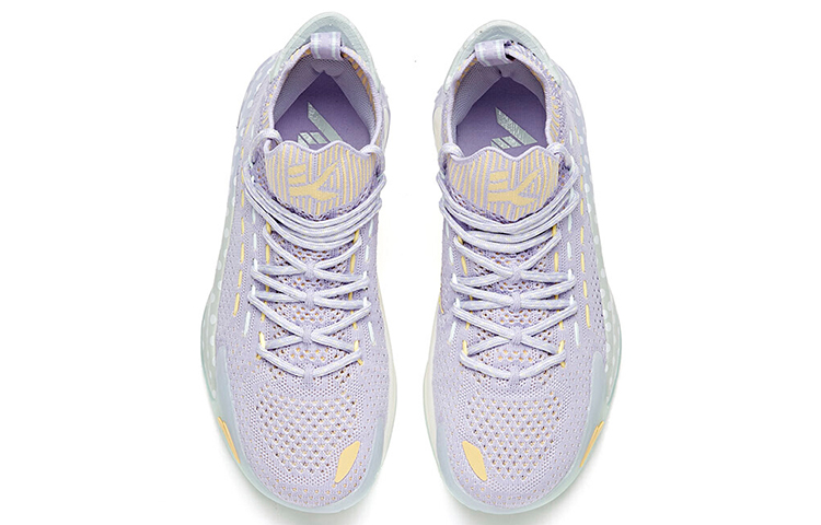 Shop (W) 安踏 x 白鹭岭 篮球系列运动鞋 '紫绿色' 122021102-3