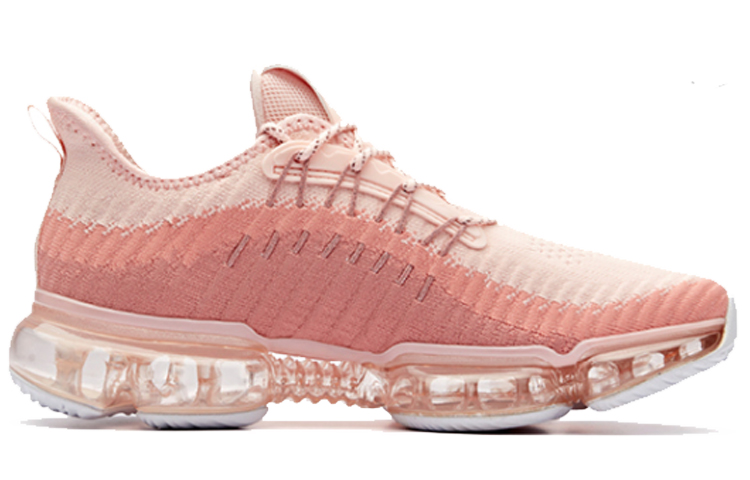 Order 安踏 SEEED 低筒 跑步鞋 女款 粉白 全掌氣墊