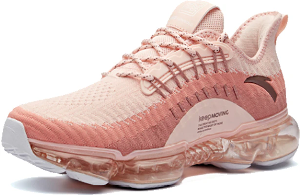 安踏 SEEED 低筒 跑步鞋 女款 粉白 全掌氣墊 Lookbook 安踏 SEEED 低筒 跑步鞋 女款 粉白 全掌氣墊