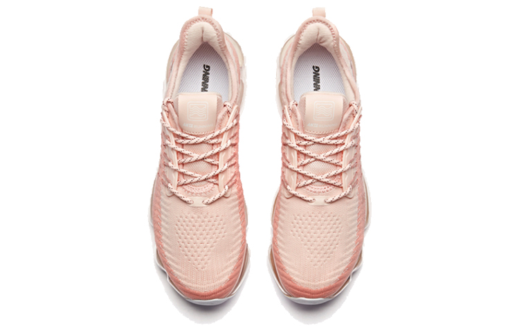 Shop 安踏 SEEED 低筒 跑步鞋 女款 粉白 全掌氣墊