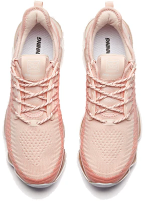 安踏 SEEED 低筒 跑步鞋 女款 粉白 全掌氣墊 Shop 安踏 SEEED 低筒 跑步鞋 女款 粉白 全掌氣墊