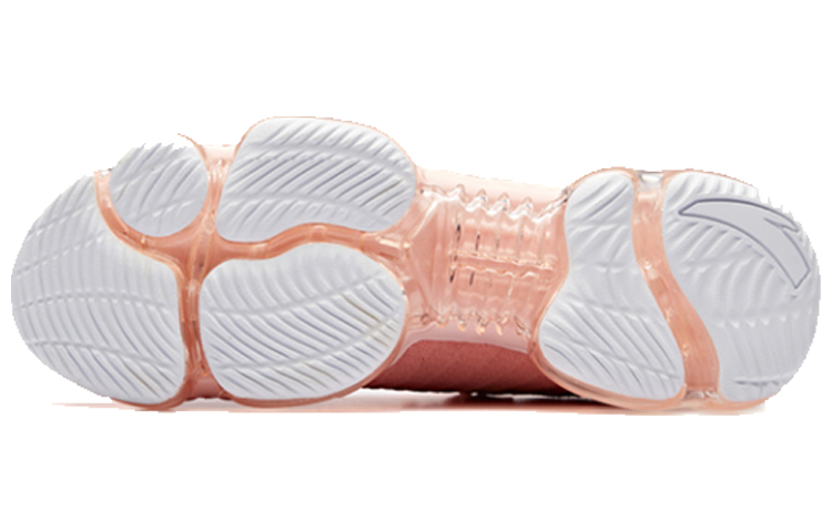 Details for 安踏 SEEED 低筒 跑步鞋 女款 粉白 全掌氣墊