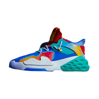 (W) Anta Palace Museum Life Series Sneakers 'Blue Patchwork'