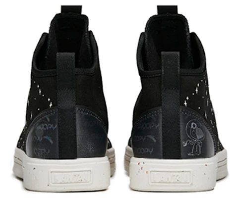 (W) Anta x Snoopy Hoge Canvas Schoenen ''Zwart Wit'' 922138601-1 Purchase (W) Anta x Snoopy Hoge Canvas Schoenen ''Zwart Wit'' 922138601-1