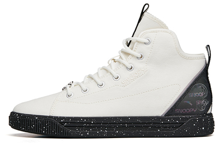 (Women) Anta x Snoopy High Top Skateboarding Shoes 'White' 922138601-3