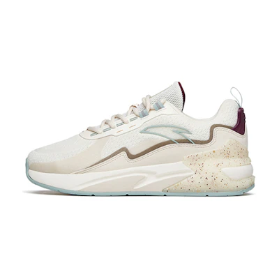 (W) Anta Zhuiyun Low White Grey Black 'Lightweight Shock Absorption'