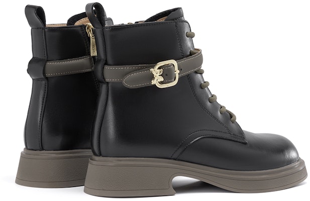 (Women) Aokang 38mm Black Martin Boots 'Commute Side Zipper' 1234913030 Lookbook (Women) Aokang 38mm Black Martin Boots 'Commute Side Zipper' 1234913030