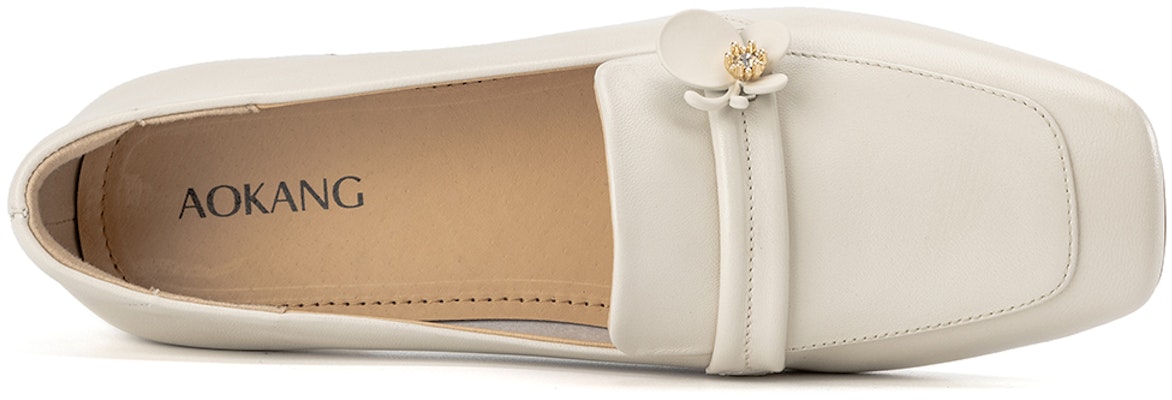 奧康AOKANG 頭層牛皮 時尚簡約 粗跟 高跟鞋 3.5cm 女款 Lookbook 奧康AOKANG 頭層牛皮 時尚簡約 粗跟 高跟鞋 3.5cm 女款