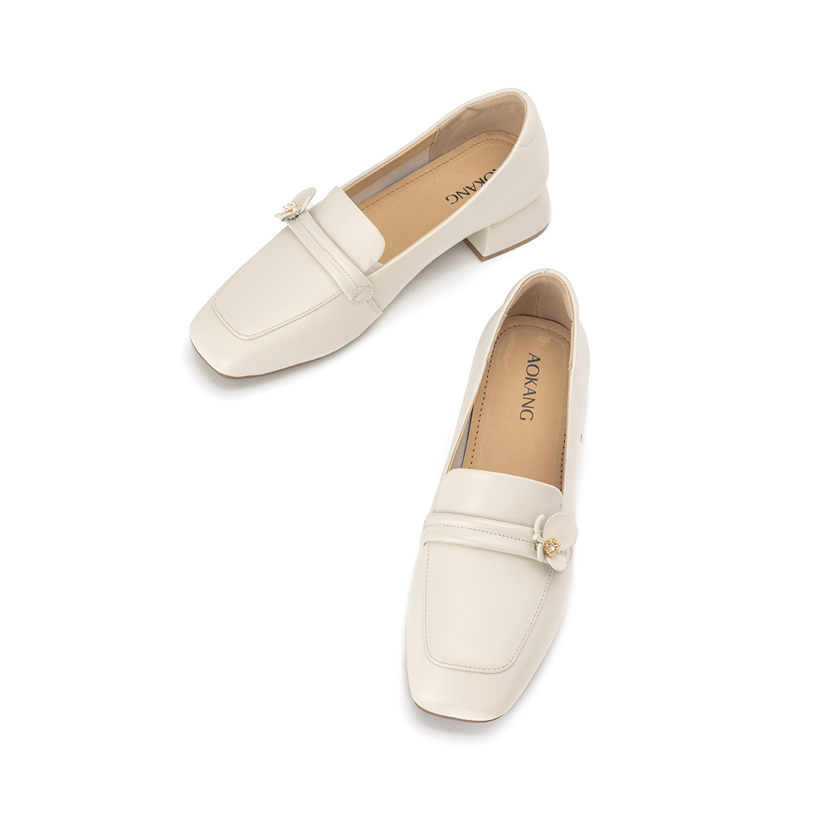 Shop (Women) Aokang 3.5cm 'Fashion Simple Chunky High Heel' 1234314053