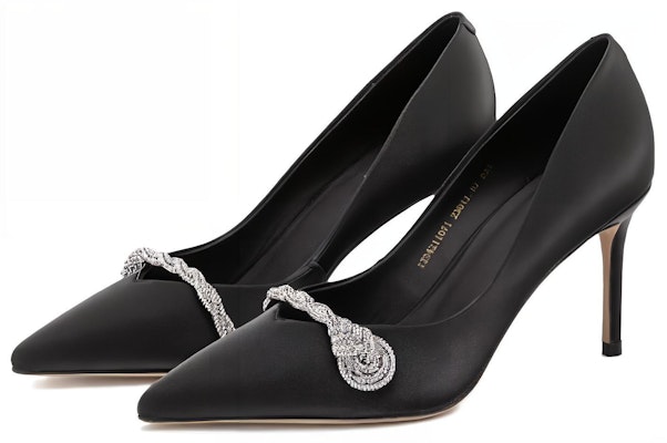 (Women) Aokang 'Black Diamond Stiletto Pumps' 1234211071 Order (Women) Aokang 'Black Diamond Stiletto Pumps' 1234211071