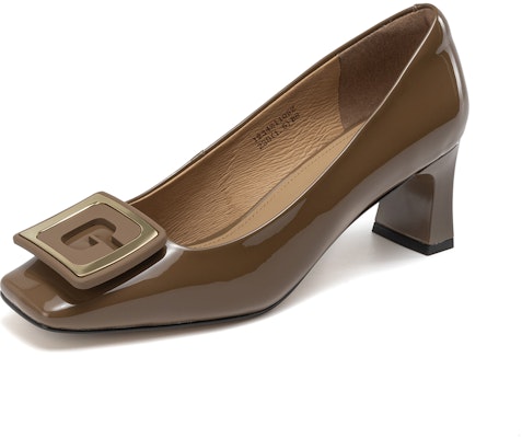 (Women) Aokang 'Square Toe Chunky Heel' 1234211050 6