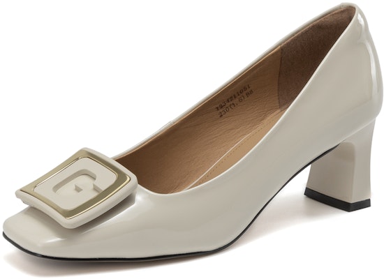 (Women) Aokang 'Square Toe Chunky Heel' 1234211050 Cheap (Women) Aokang 'Square Toe Chunky Heel' 1234211050