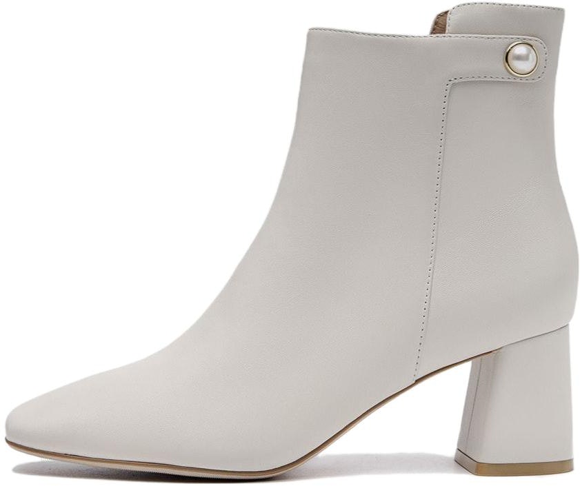 women-aokang-white-sheepskin-square-toe-block-heel-ankle-boot-1214911011