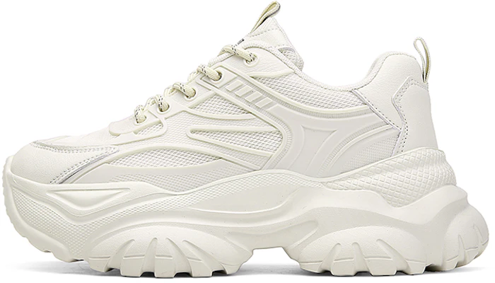 (Women) AOKANG Beige Breathable Casual Platform Dad Shoes Low-Top Sneakers. 1110730351 Buy (Women) AOKANG Beige Breathable Casual Platform Dad Shoes Low-Top Sneakers. 1110730351