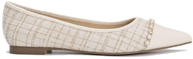 (W) 奥康帆布鞋'时尚百搭休闲平底鞋米白色' 1224211048 Order (W) 奥康帆布鞋'时尚百搭休闲平底鞋米白色' 1224211048