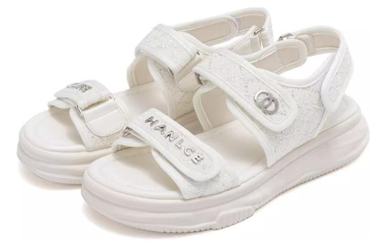 Shop (W) 아오캉 베이지 캔버스 샌들 (편안한 캐주얼) 1234821092