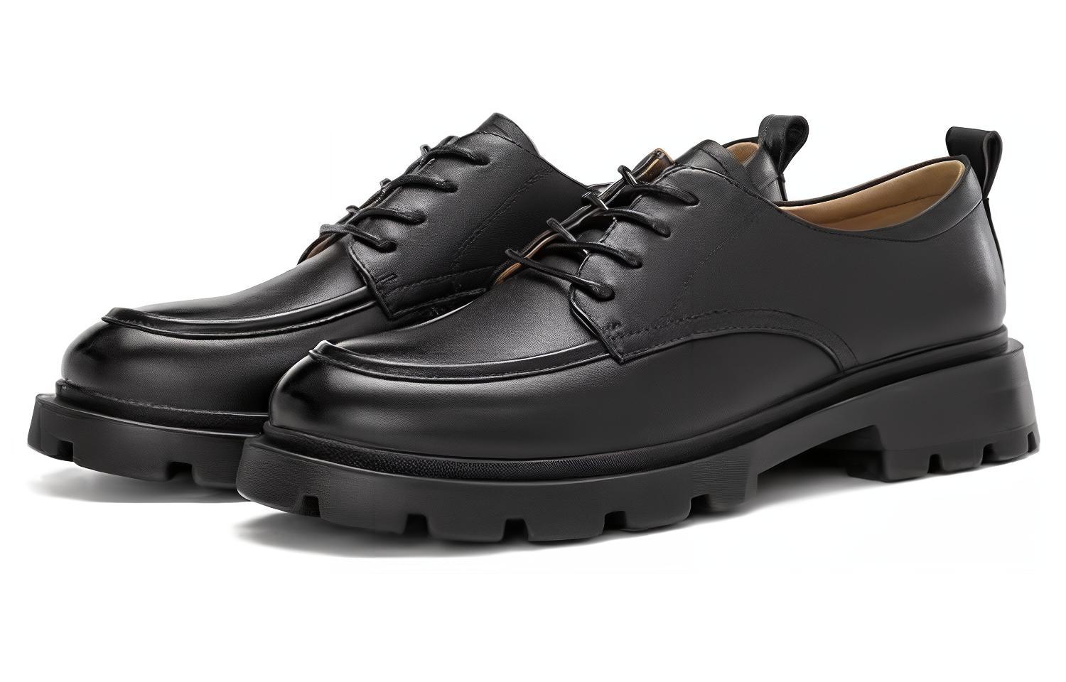 (W) Aokang Casual Leather Loafer 'Black CMFT' 圖 3