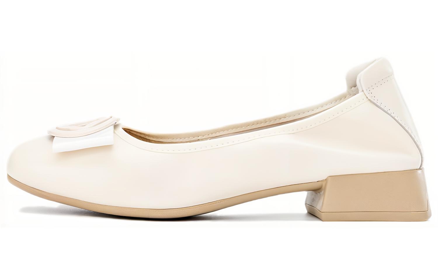 (Women) Aokang Casual Loafer 'Beige' 1234111081