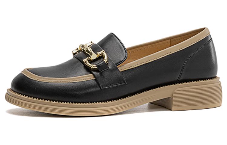 (Women) Aokang Casual Loafer 'Black Brown' 1224414007