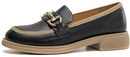 (Women) Aokang Casual Loafer 'Black Brown' 1224414007 (Women) Aokang Casual Loafer 'Black Brown' 1224414007