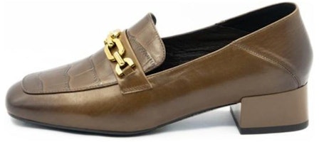 (Women) Aokang Casual Loafer 'Brown Leather' 1224414060 (Women) Aokang Casual Loafer 'Brown Leather' 1224414060