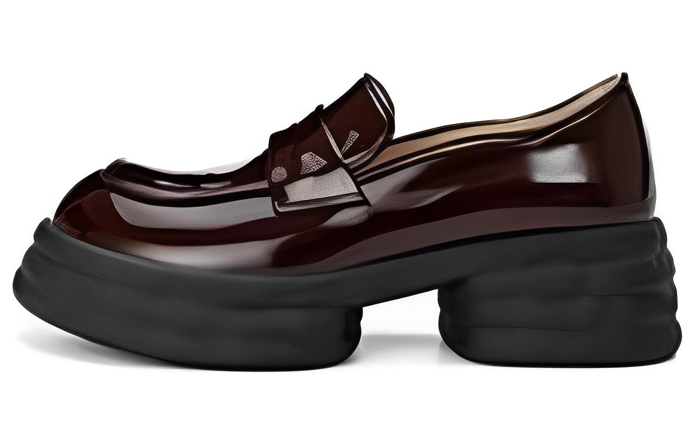 (Women) Aokang Casual Loafer 'Burgundy' 1224414088