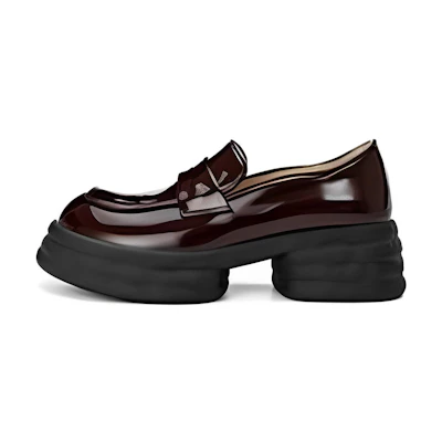 (W) Aokang Casual Loafer 'Burgundy'