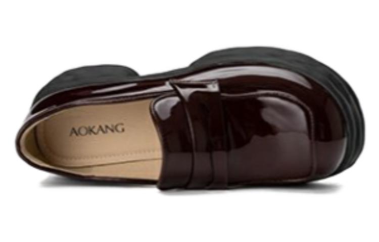 Lookbook (W) Aokang Loafer Kasual 'Merah Anggur' 1224414088