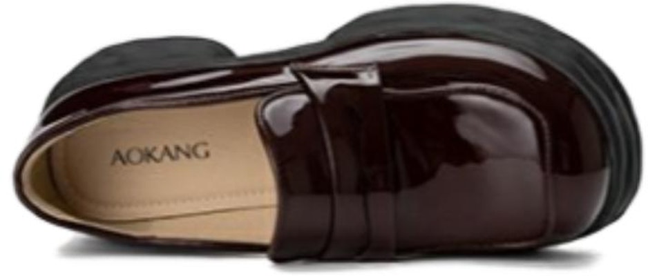 (W) 奥康 休闲皮鞋 '酒红色' 1224414088 Lookbook (W) 奥康 休闲皮鞋 '酒红色' 1224414088