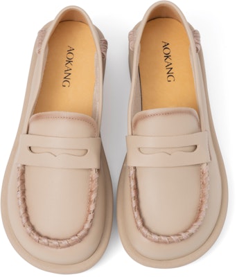 奧康AOKANG 休閒 樂福鞋 女款 淡粉色 Details for 奧康AOKANG 休閒 樂福鞋 女款 淡粉色