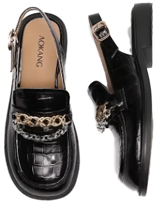 (W) Aokang Loafer Kasual 'Fashion Sederhana Hitam' 1224714018 Shop (W) Aokang Loafer Kasual 'Fashion Sederhana Hitam' 1224714018