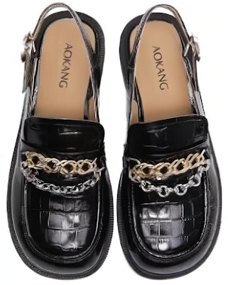 (W) Aokang Loafer Kasual 'Fashion Sederhana Hitam' 1224714018 Purchase (W) Aokang Loafer Kasual 'Fashion Sederhana Hitam' 1224714018